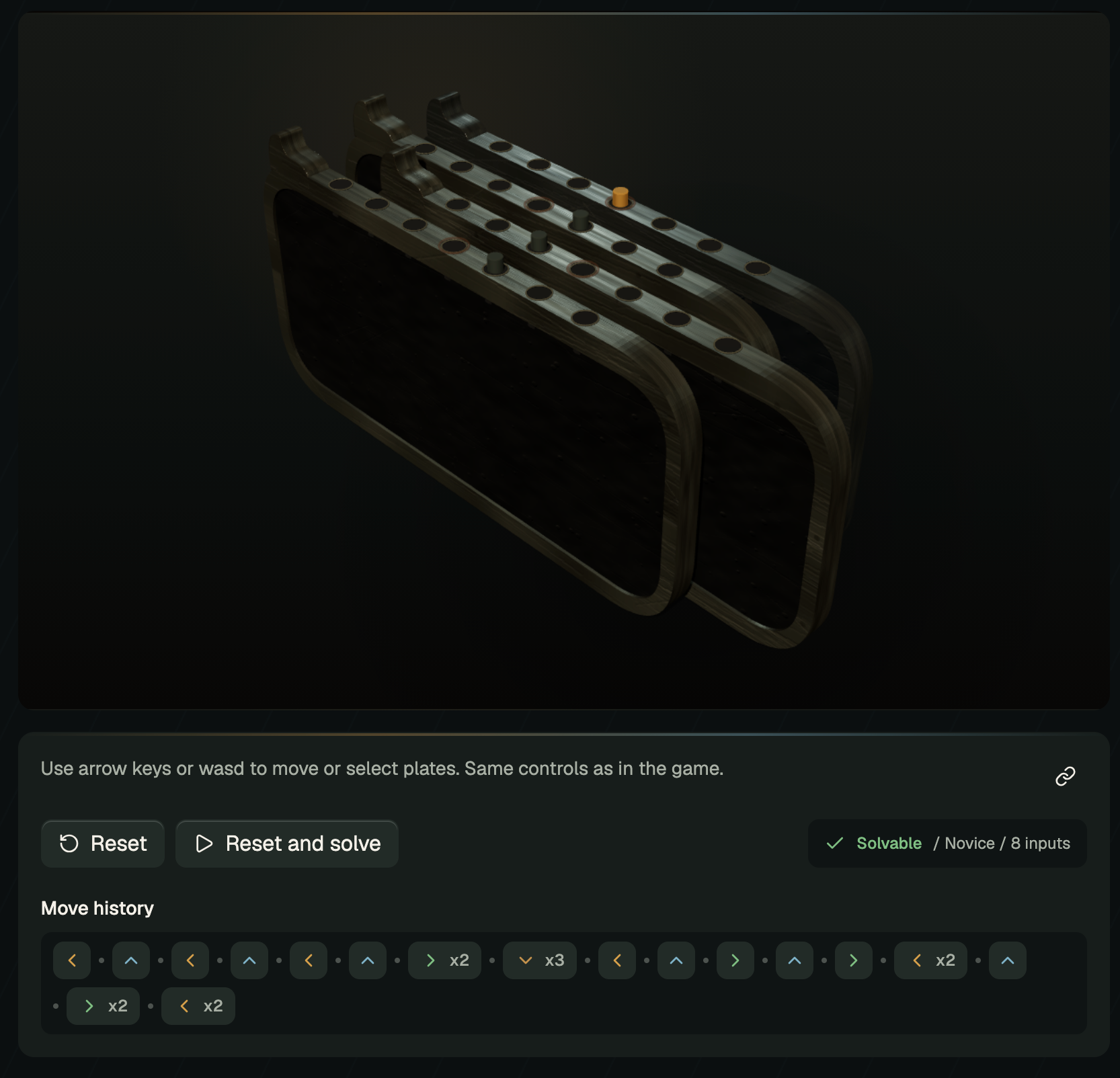 One of the many community-built lockpick solvers, complete with a 3D model of the minigame